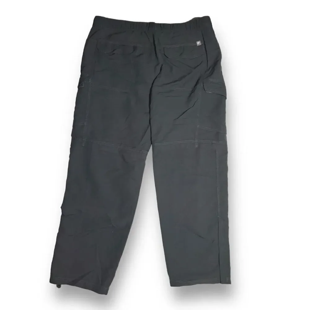 🧭 The North Face Dark Gray‎ Convertible Cargo Hiking Pants 👖➡️🩳 Men’s XL